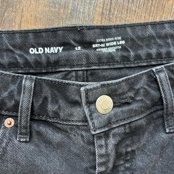 Sky-Hi Wide Leg Jeans size 12 - Picture 3 of 5